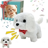 cheap Stuffed Animals-Robot Dog My Realistic Robot PuppyInteractive Puppy Toy That WalksBarksWags TailPlush Pet Dog For Kids &amp; AdultsRealistic Robotic Dog Toy Gift That Acts Like A Real Puppy