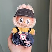 cheap Dolls Accessories-Clothes for 17cm Doll (No Doll) 17cm Doll Outfits Set with Accessaries Stylish Dress-Up Set for La Boo-Boo