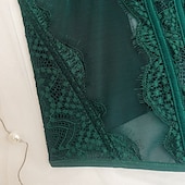 olcso fűző-Retró Középkori Reneszánsz Fűző Prsluk Bustier Jelmez Női Kelta Fantasy Mindszentek napja Farsang Parti Alkalmi / Napi LARP Felnőttek Fűző