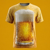 Октоберфест Муж. Пиво Футболка С короткими рукавами Футболка 3D печать Вырез под горло Рубашка преувеличены Оригинальный рисунок Для вечеринок Для улицы Повседневные Белый 1 Желтый Белый 2 Лето Весна Недорогие 3D футболки-Октоберфест Муж. Пиво Футболка С короткими рукавами Футболка 3D печать Вырез под горло Рубашка преувеличены Оригинальный рисунок Для вечеринок Для улицы Повседневные Белый 1 Желтый Белый 2 Лето Весна