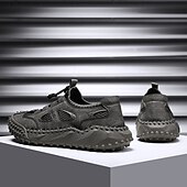 halpa Miesten lenkkarit-Miesten ruskeat, slip-on-sandaalit joustavilla nauhoilla ja mukavalla pohjallisella rantamatkoille, lomille ja rentoon ulkoiluun.