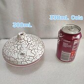 お買い得  ベッドサイドランプ-1個の新しいクリスタルランニングライトUSB加湿器アロマディフューザー10.14オンス、複数のシナリオに適していますクリスタルクラック加湿器、カラフルなアンビエントライト付きサイレントナノミスト美容水分補給デバイス