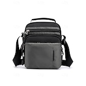 olcso Férfitáskák-férfi vízálló nejlon crossbody messenger táska – könnyű, többzsebes válltáska utazáshoz, munkába vagy hétköznapi használatra