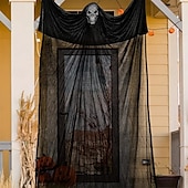 お買い得  ハロウィン-ハロウィンゴースト吊り下げデコレーション - 長さ137.8インチ、電源不要、屋内外のパーティーに最適