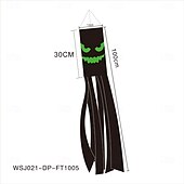 cheap Halloween Wall Tapestries-Halloween Ghost Windsock Night Light Spooky LED Hanging Decoration with Ghostly Glow Waterproof and Weather-Resistant for Outdoor Yard, Porch, or Garden Decor Perfect for Halloween Night Atmosphere
