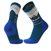 abordables Accesorios para deportes y aire libre-1 Par Mujer calcetines de lana merino Calcetines de senderismo Calcetines para correr Mantiene abrigado Transpirable Anti ampollas Grueso Invierno Al aire libre tripulación media Retazos Lana Merina