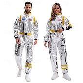 levne Kostýmy pro páry a skupiny-Astronaut předvečer Všech svatých Cosplay kostým předvečer Všech svatých Dospělé Pro páry Pánské Dámské předvečer Všech svatých Karneval Karneval předvečer Všech svatých Jednoduché Halloweensk