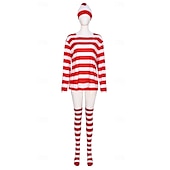 levne Dívčí kostýmy-Kde je Wally Kostým Postavy z pohádek Filmové kostýmy for Dámské Dívčí Děti Dospělé předvečer Všech svatých Výkon Vzdělávací převlékání Školní akce