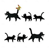 preiswerte Halloween Außen Dekor-3 Stück Halloween Schwarze Katze Metallschild mit Zubehör, Gartenstecker Dekoration für den Rasen, gruselige Katzensilhouette für Halloween Party Dekor