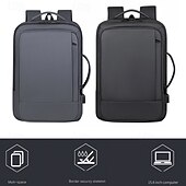 billiga Laptopväskor, fodral och fodral-1 st herrryggsäck med expanderande oxford-funktion, stor kapacitet, USB-laddning, affärsryggsäckar för män, datorryggsäckar för män