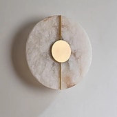 tanie Kinkiety wewnętrzne-lampa ścienna led marmurowy okrąg projekt minimalistyczny montaż na ścianie lampa oświetlenie wewnętrzne do salonu sypialnia 110-240v