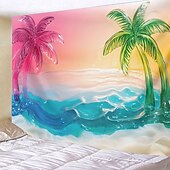 Strand Palme hängende Wandteppich Wandkunst große Wandteppich Mural Dekor Fotohintergrund Decke Vorhang Wohnraum Schlafzimmer Dekoration preiswerte Landschaftsteppich-Strand Palme hängende Wandteppich Wandkunst große Wandteppich Mural Dekor Fotohintergrund Decke Vorhang Wohnraum Schlafzimmer Dekoration