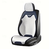 cheap Car Seat Covers-High-End Comfortable Car Seat Cover  Universal Type Compatible with Airbags Suitable for Sedans Trucks Vans SUVs All Season Universal Combination Set Black and Gray and White