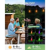 cheap Solar String Lights-1 Pc 15 Leds Outdoor Waterproof Solar Flashing Flame Lantern String Garden Courtyard Camping Christmas Halloween Wedding Atmosphere Decoration Lighting