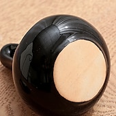 billige nattbordslampe-1 stk. svart hengende komfyr - kreativ aromaterapi eterisk olje &amp;voksvarmer med blank overflate uten strømbehov for interiør, stearinlyslampe for avslapning, lysestake, elegant lampe, kunstnerisk