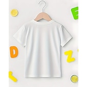 billiga Pojkens 3D Vision &amp; Geometri-Pojkar 3D Grafisk T-shirt Kortärmad Sommar Vår Mode Grundläggande Barn 4-12 år Rund hals Utomhus Ledigt Dagligen Normal