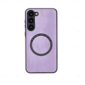 Χαμηλού Κόστους Samsung Θήκη-τηλέφωνο tok Για Samsung Galaxy S22 S22 Plus Ultra Α53 A52 Πίσω Κάλυμμα Μαγνητική Υποστήριξη ασύρματης φόρτισης Ανθεκτική σε πτώσεις Ρετρό TPU PU δέρμα