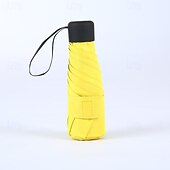 baratos Chapéus de Chuva-guarda-chuva de viagem compacto, estrutura de 5 camadas à prova de vento, guarda-chuva dobrável leve de secagem rápida com caixa de presente, proteção portátil para todas as condições climáticas, cabe