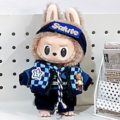 billiga Dockkläder och tillbehörsset-17 cm vinyl dockkläder tillbehör för 6,7 tum handgjorda virkade kläder för vinylfigur modekläder unik stil (endast outfit)