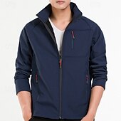 abordables Softshell, polares y chaquetas de montaña-Hombre Chaqueta para senderismo Chaqueta de lana para senderismo Invierno Al aire libre Térmico Grueso Invierno Chaquetas de Lana / Vellones Negro Rojo Azul Marino Oscuro Azul Real Gris