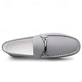 voordelige Casual loafers-Rode imitatieleren loafers voor heren, stijlvol instapmodel met comfortabele, zachte binnenzool, ideaal voor zakelijke, casual weekenden en reizen