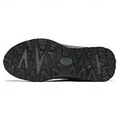 abordables Baskets-Homme Chaussures Décontractées Chaussures de randonnée Marche Occasionnel Cuir PU Maille Confortable Antidérapant Respirant À lacets Noir Jaune Vert Été Printemps