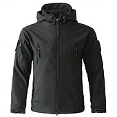 economico Softshell, pile e giacche da escursionismo-Per donna Giacca da esterno Cappotto invernale Giacca in pile da escursionismo Inverno All&#039;aperto Termico Antivento Giacca in Pile Invernale Nero Mimetico Marrone Verde Cachi