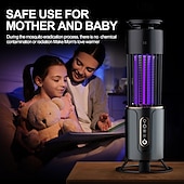 economico Repellenti per zanzare elettrici-Lampada antizanzare, trappola per mosche e insetti, lanterna da campeggio, timer USB, scaccia-zanzare elettrico, repellente per insetti da esterno.