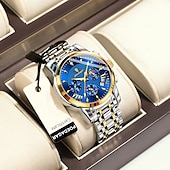preiswerte Quarz-Uhren-813 männer multifunktionale neue uhr männer nacht licht uhr wasserdicht mode quarz herren uhr