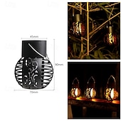 Недорогие Ландшафтные огни-солнечные фонари для уличного использования солнечные подвесные светильники водонепроницаемые уличные светильники с мерцающим пламенем уличные светильники на солнечных батареях декор для сада двор