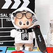 billiga Dockkläder och tillbehörsset-17 cm vinyl dockkläder tillbehör för 6,7 tum handgjorda virkade kläder för vinylfigur modekläder unik stil (endast outfit)