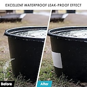 voordelige Woonbenodigdheden-Aluminiumbutyltape, 5 cm x 500 cm (2 inch x 16,5 voet) waterdichte lekdichtingstape voor metalen dakbedekking, camperdaken, ramen en reparatie van lekken in goten