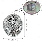 cheap Event &amp; Party Supplies-Disco Ball Cowboy Hat Mirror Mosaic Cowgirl Hat, Shiny Reflective Party Hat for Festival, Rave, Summer Dance Party, Costume Accessory