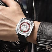 Χαμηλού Κόστους Ρολόγια Quartz-va va voom μάρκας πρωτότυπο περιστρεφόμενο ρολόι πυξίδας μοντέρνο νυχτερινό φως με μηχανισμό σιλικόνης χαλαζία, πολυτελή ρολόγια αναψυχής και αθλητισμού