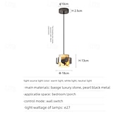 cheap Pendant Lights-Contemporary Scandinavian Cylinder Marble Glass 1/2/3 - Light Chandelier For Dining Room