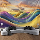 cheap Landscape Tapestry-Landscape Mountain Hanging Tapestry Wall Art Large Tapestry Mural Decor Photograph Backdrop Blanket Curtain Home Bedroom Living Room Decoration