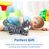 voordelige Knuffels &amp; Pluchen dieren-Interactief elektronisch knuffeldier - upgrade met led-licht, ogen, geanimeerde geluidsbesturing, elektronische huisdierenrobot, kat, kitten, speelgoed, cadeaus voor jongens &amp;meisjes kinderverjaardag