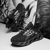 billige Sneakers til herrer-gule herresneakers med flammedesign, lett, pustende overdel, komfortabel passform for løping, trening og hverdagsbruk