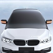 お買い得  車用サンシェード＆サンバイザー-夏用車用サンシェードと冷却カバー、ユニバーサル防塵スノーシールド断熱カーフード