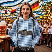 cheap Hoodies-Hoodie Print Casual Bavarian Bishop Sleeve Front Pocket Graphic for Women's Adults' 3D Print  for Carnival Oktoberfest Beer Vacation Party
