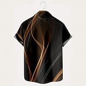 בגדי ריקוד גברים עץ קוקוס גלים חולצה חולצת הוואי חולצה עם כפתורים שרוולים קצרים הוואי חגים ביגוד חוף קיץ אביב צווארון מתקפל הדפסת תלת מימד חולצות צווארון כיס אחד קדמי שחור זול צמחים טרופיים-בגדי ריקוד גברים עץ קוקוס גלים חולצה חולצת הוואי חולצה עם כפתורים שרוולים קצרים הוואי חגים ביגוד חוף קיץ אביב צווארון מתקפל הדפסת תלת מימד חולצות צווארון כיס אחד קדמי שחור