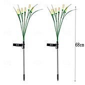 levne Zahradní osvětlení-2ks solární světluška zahradní světlo bublina rákos kymácející se trávník světlo pro terasu dvůr verandu garáž chodník sváteční krajinná dekorace