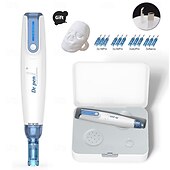 baratos Utensílios dermatológicos-Kit de máquina de microagulhamento dermapen elétrico sem fio Dr. Pen A9 para cuidados com a pele