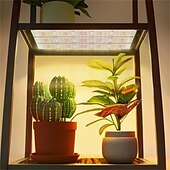 ieftine Lumini Reglabile LED-Lampă USB pentru creșterea plantelor, cu spectru complet, lumină de creștere a luminii solare, comutator de reglare temporizată de 5V, tub telescopic plug-in, iluminat pentru plante de interior