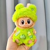 cheap Doll Clothing &amp; Accessories Sets-Clothes ForLabubu Dolls  Fluffy Pig Outfit for 17cm Labulabu Dolls Doll Not Included