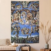 halpa Uskonnollinen kudos-Keskiajan Gobeliini Keskiajan Roikkuu Gobeliini Suuri Gobeliini Maalauksellinen Koriste Valokuva Tausta Peitto Verho Koti Makuuhuone Olohuoneen Koristus