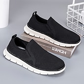 economico Sneakers da uomo-scarpe slip-on da uomo in similpelle beige con inserti in mesh – scarpe comode, leggere e traspiranti per l&#039;uso quotidiano, i viaggi e le attività rilassanti del fine settimana