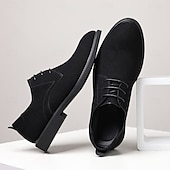 preiswerte Formell-Braune Derby-Schuhe aus hochwertigem Rindsleder für Herren mit glattem Kunstleder-Finish – klassisches Schuhwerk fürs Büro, formelle Anlässe und den Alltag