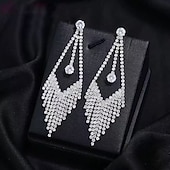 economico Orecchini-Per donna Orecchini a perno Tropicale Gioia Tropicale Elegante Orecchini Gioielli Argento Per Feste
