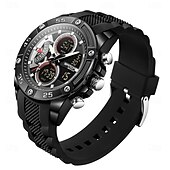 abordables Relojes digitales-Reloj electrónico de lujo Sanda 5104 para estudiantes, multifuncional, resistente al agua, deportivo, con cronómetro, a la moda.